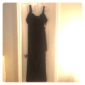 Black Formal Cold Shoulder Dress